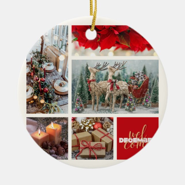 Ornamento De Cerâmica Natal 23 (Frente)