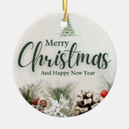 Ornamento De Cerâmica Natal 7