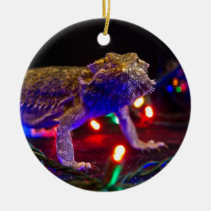 Ornamento De Cerâmica Natal Beardie
