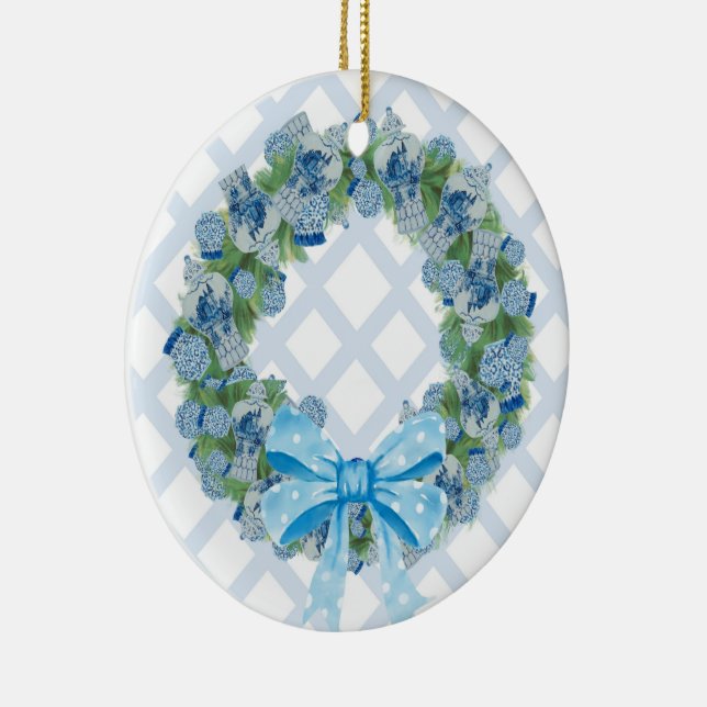 Ornamento De Cerâmica Natal Chinoiserie Ginger Jar Jars (Direito )