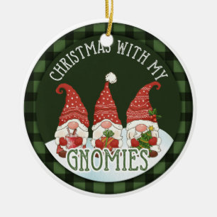 Ornamento De Cerâmica Natal com os meus Gnomos