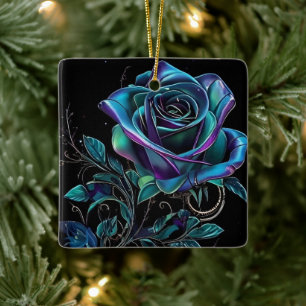 Ornamento De Cerâmica Natal da Elegância Gótica