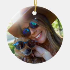 Ornamento De Cerâmica Natal da Melhor Definição de Esposa do Mundo