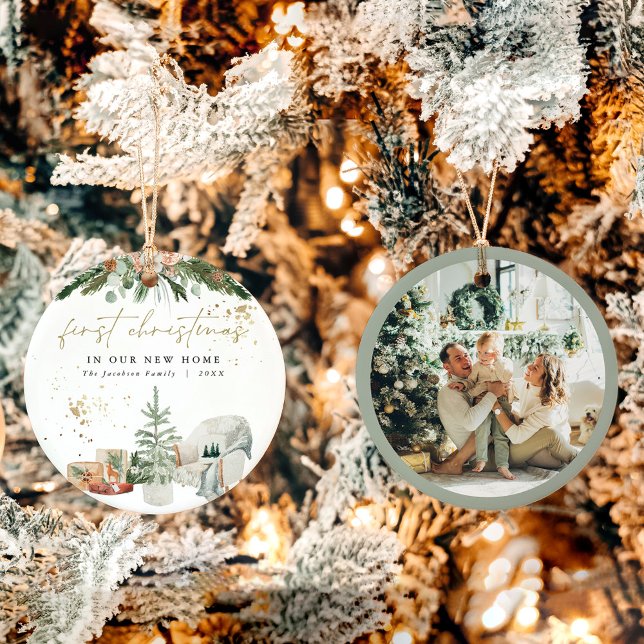 Ornamento De Cerâmica Natal de 1rua Scandinava e Quente de INGE (Criador carregado)