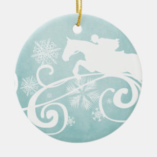 Ornamento De Cerâmica Natal de Festa de Neve