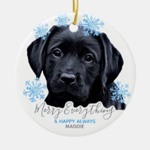 Natal do Labrador Negro - Lab Preto Cachorro