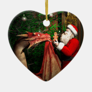 Ornamento De Cerâmica Natal dos dragões