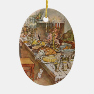 Ornamento De Cerâmica Natal Eve Carl Larsson 1904