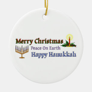 Ornamento De Cerâmica Natal Hanukkah