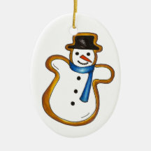 Natal Hanukkah Snowman Sugar Cookie Feriado