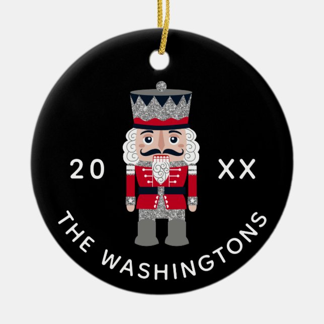 Ornamento De Cerâmica Natal moderno (Frente)