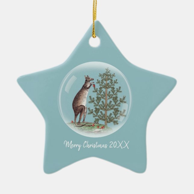 Ornamento De Cerâmica Natal na Austrália (Frente)