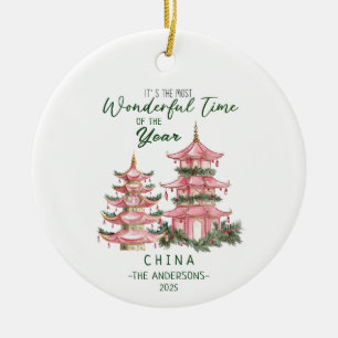Ornamento De Cerâmica Natal na China - Viagem personalizada