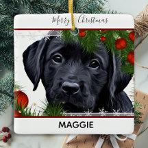 Natal no Black Lab - Cachorro Cachorro Puppy Labra