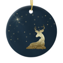 Natal, Ouro Deer e Flocos de Neve