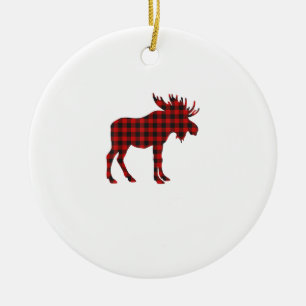 Ornamento De Cerâmica Natal Pajama Moose Tee Animal Pajamas Xmas Gif