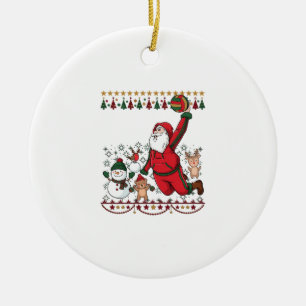 Ornamento De Cerâmica Natal Papai Noel Volei Boneco de Neve Rena