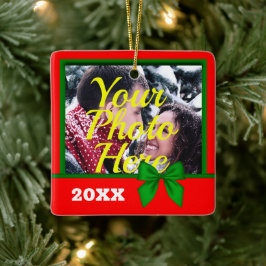 Ornamento De Cerâmica Natal personalizado
