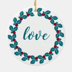Ornamento De Cerâmica Natal personalizado