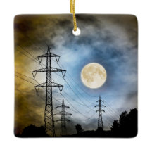 Natal personalizado das linhas de lua e energia