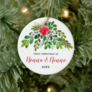 Ornamento De Cerâmica Natal Personalizado De 1rua Como Não-Italiano