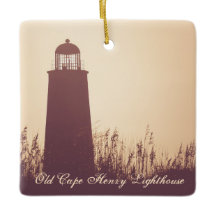 Natal personalizado do antigo Farol do Cabo Henry