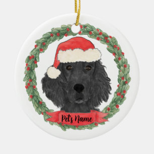 Ornamento De Cerâmica Natal personalizado para varejo com revestimento p