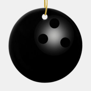 Ornamento De Cerâmica Natal preto brilhante da novidade dos jogadores da