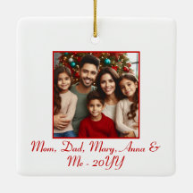 Natal Vermelho personalizado "Feliz e Brilho"