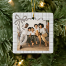 Natalina com Foto Personalizada de Arco e Xadrez E