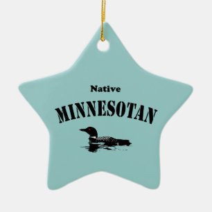 Ornamento De Cerâmica Native Minnesotan