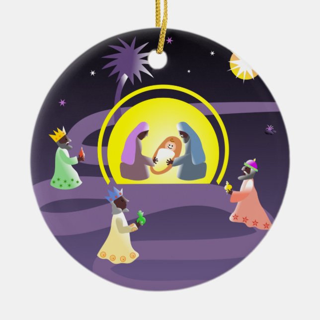 Ornamento De Cerâmica Natividade (Frente)