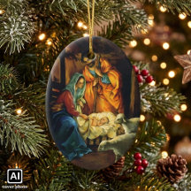 Natividade de Natal Vintage, Menino Jesus no Presé