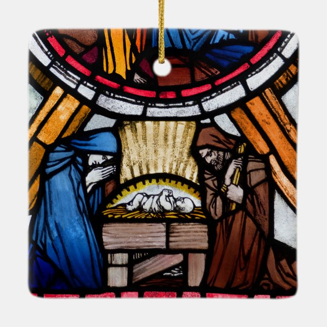Ornamento De Cerâmica Natividade Ornament (Verso)