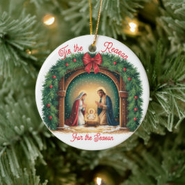 Ornamento De Cerâmica Nativity Ornament