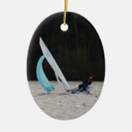 Ornamento De Cerâmica Navegação De Porco À Velocidade