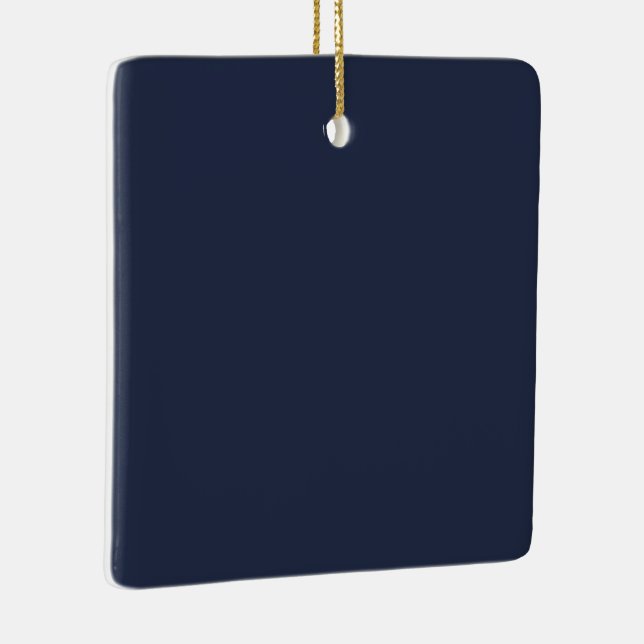 Ornamento De Cerâmica Navy Blue (Direito )