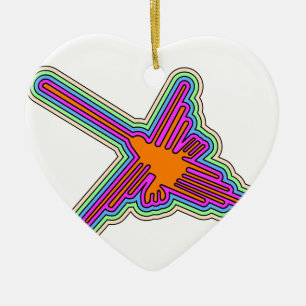 Ornamento De Cerâmica Nazca Hummingbird Peru Drawing