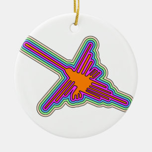 Ornamento De Cerâmica Nazca Hummingbird Peru Drawing