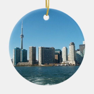 Ornamento De Cerâmica NC de CNTower+Divertimento do marco de Toronto o
