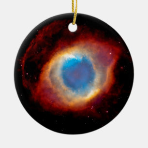 Ornamento De Cerâmica Nebulosa Planetária Hélice NGC 7293 - Olho de Deus