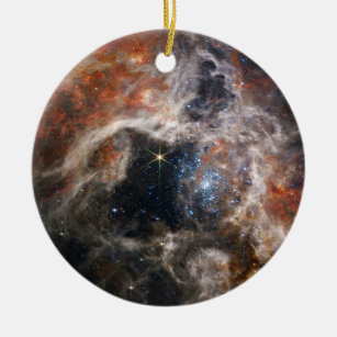 Ornamento De Cerâmica Nebulosa Tarantula   NIRC   JWST