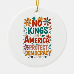 Ornamento De Cerâmica Nenhum Rei Na América Democracia Americana