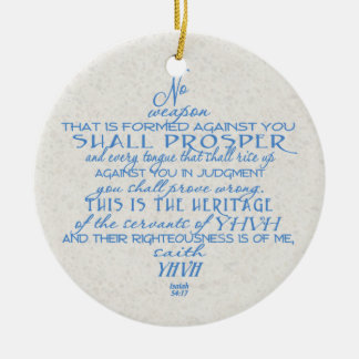 Ornamento De Cerâmica Nenhuma estrela de David da arma