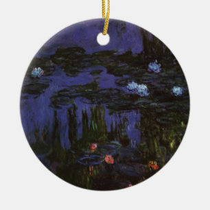 Ornamento De Cerâmica Nenúfares de Claude Monet, Impressionismo Antigo