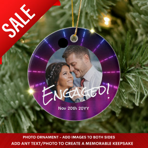 Ornamento De Cerâmica Neon PHOTO Natal Decoração Psicodélica Moderna