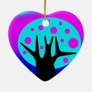 Ornamento De Cerâmica Neon Tree Cerâmica Ornament