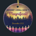 Ornamento De Cerâmica Neponset Choral Society - Ornament Winter 2023<br><div class="desc">Comemore nosso concerto,  Magnificat!,  com um ornamento que você pode exibir em sua casa por anos para vir e lembrar da alegria e entusiasmo deste concerto.</div>