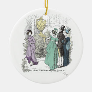 Ornamento De Cerâmica Netherlands Path - Jane Austen Orde & Preconceito