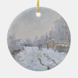 Ornamento De Cerâmica Neve na Argentina (por Claude Monet)